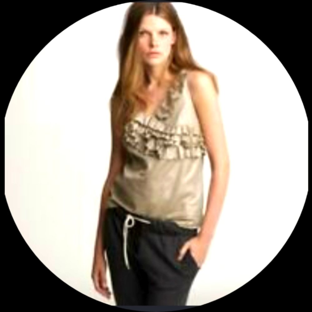 J Crew Ruffle Top